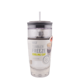 HOST TUMBLER FREEZE COOLING CUP W/ STRAW 16OZ