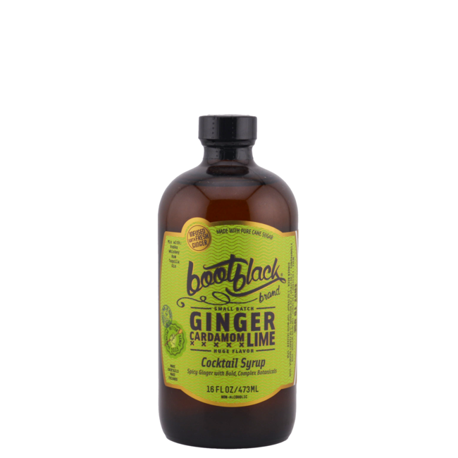BOOT BLACK GINGER LIME MULE COCKTAIL SYRUP 16OZ