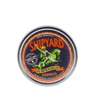 SHIPYARD PUMPKINHEAD GLASS RIMMER SUGER and SPICE BLEND 3OZ TIN
