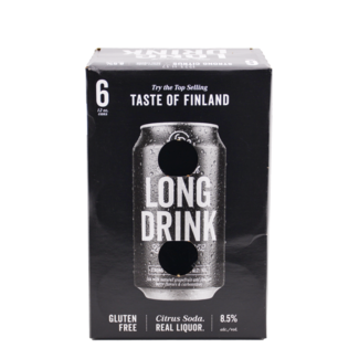 The FINNISH LONG DRINK 'STRONG CITRUS' GIN RTD 6PK