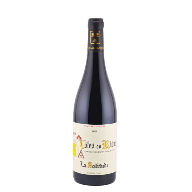 La SOLITUDE CÔTES-du-RHÔNE ROUGE LANÇON DRY RED 750ML