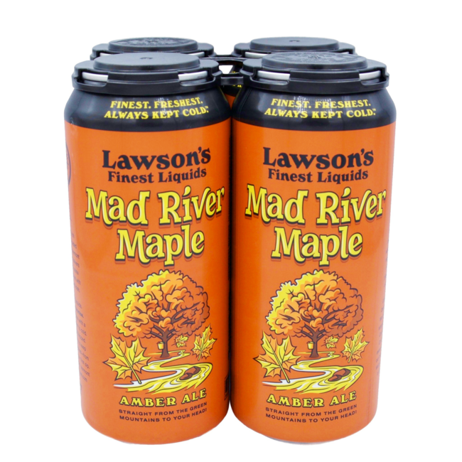 LAWSON'S MAD RIVER MAPLE AMBER ALE 4PK