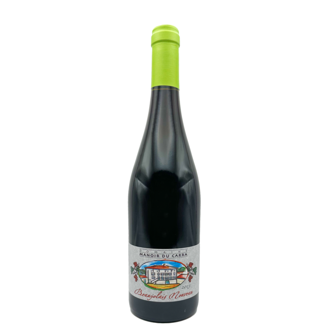 MANOIR du CARRA BEAUJOLAIS-VILLAGES NOUVEAU 2025 GAMAY 750ML