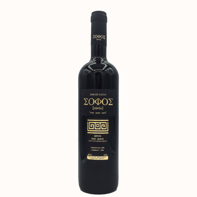 SOFOS (ΣΟΦΟΣ) AGIORGITIKO/CABERNET ORGANIC RED WINE GREEK 750ML