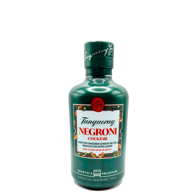 TANQUERAY 'NEGRONI COCKTAIL' RTD PRE-MADE HALF BOTTLE 375ML