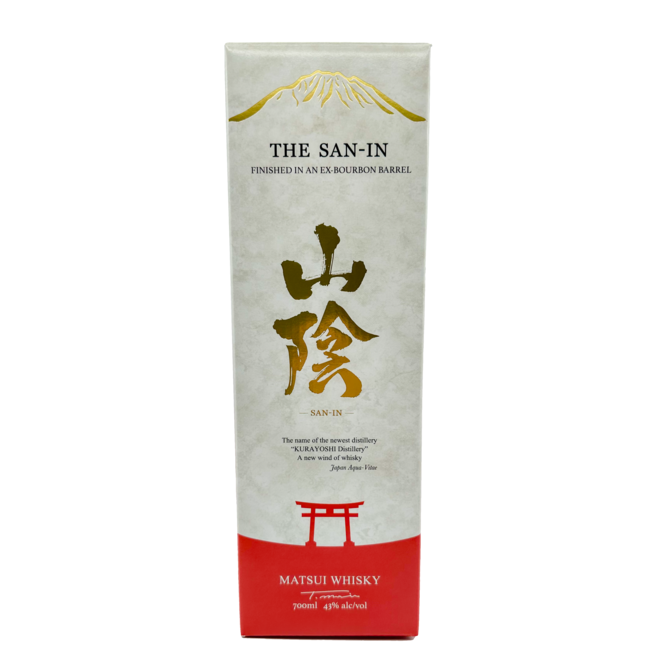 KURAYOSHI 'The SAN-IN' Ex-BOURBON BARREL BLENDED MATSUI WHISKY JAPANESE 700ML