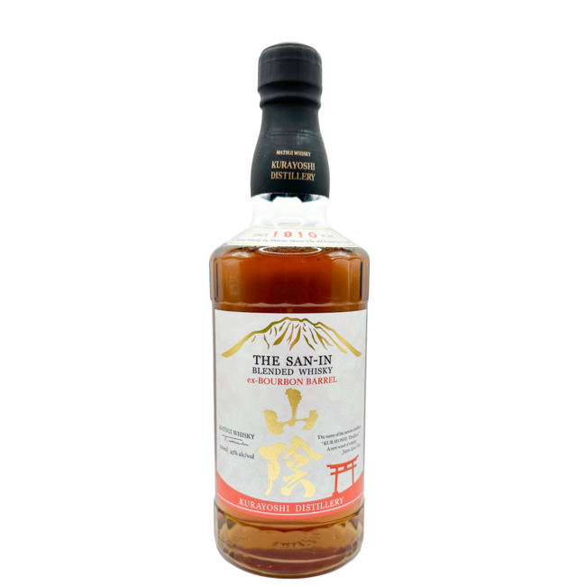 KURAYOSHI 'The SAN-IN' Ex-BOURBON BARREL BLENDED MATSUI WHISKY JAPANESE 700ML