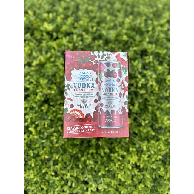 COASTAL COCKTAILS VODKA CRANBERRY 4PK