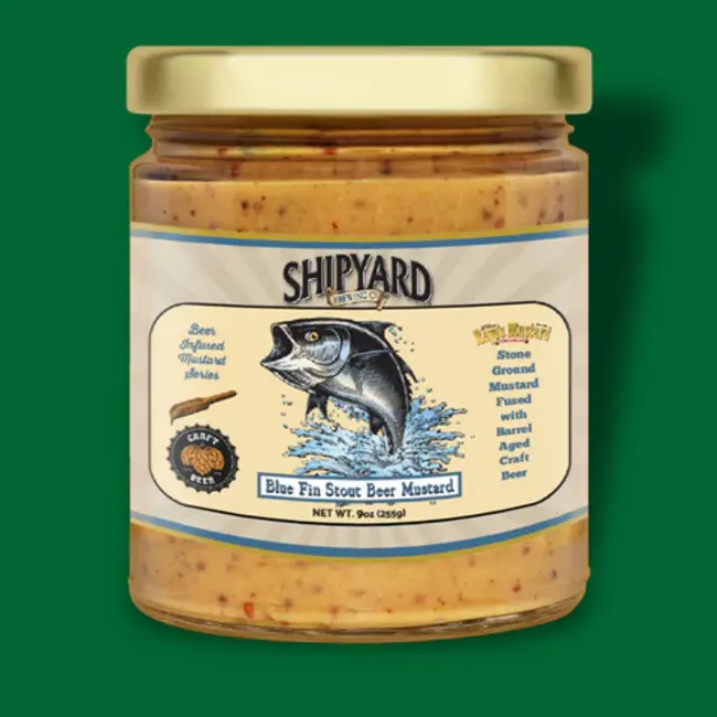 RAYE'S "SHIPYARD STOUT" MUSTARD 9OZ