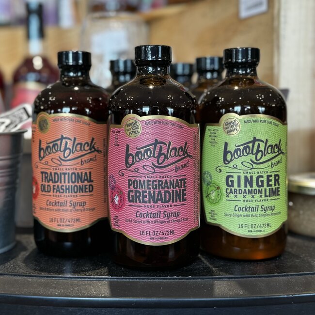 BOOT BLACK BRAND TRADITIONAL OLD FASHIONED SYRUP MIXER 16OZ