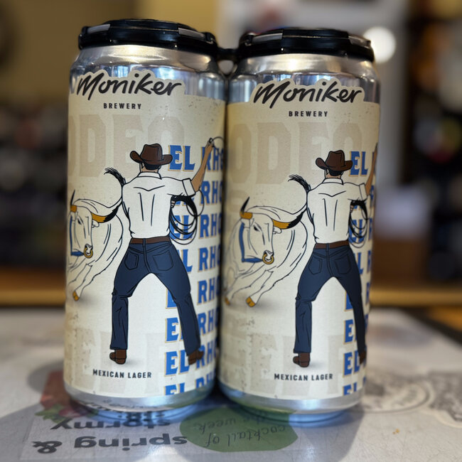 MONIKER EL RHODEO MEXICAN LAGER 4PK