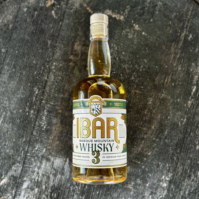 IBAR BASQUE 3YR WHISKY IBERIAN OAK AGED SPAIN 700ML