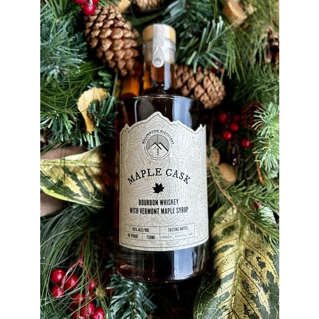 KILLINGTON DISTILLERY MAPLE CASK BOURBON WHISKEY VERMONT MAPLE SYRUP 750ML