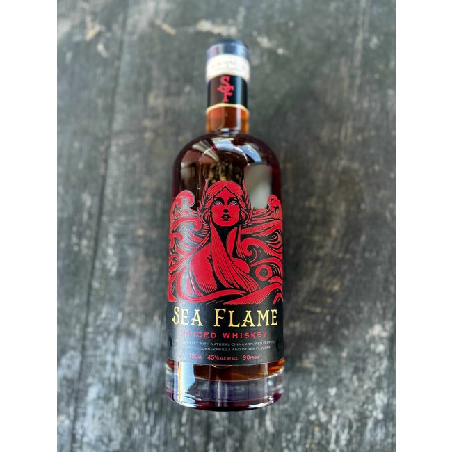 NEWPORT CRAFT 'SEA FLAME' SPICED WHISKEY LOCAL RHODE ISLAND 750ML
