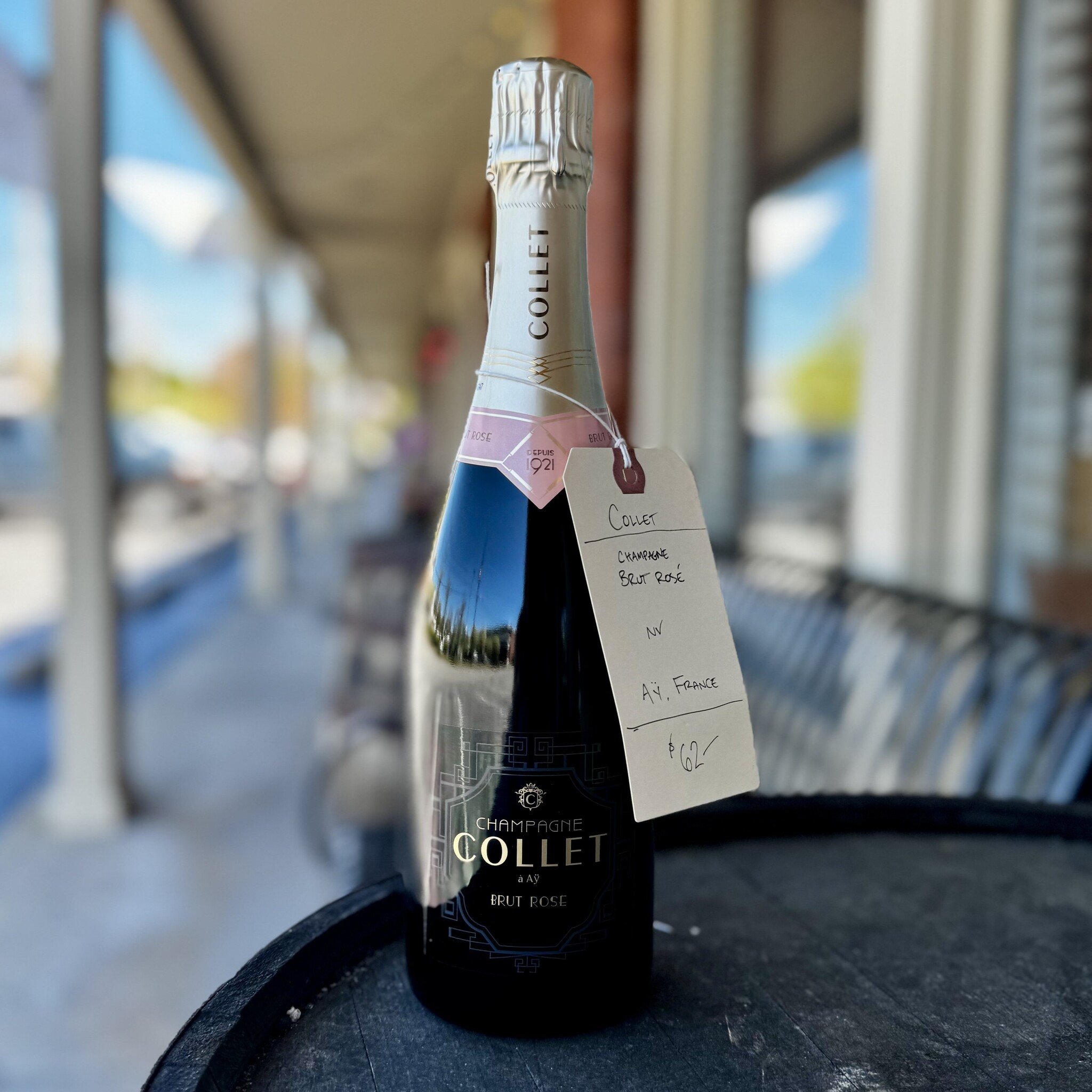 CHAMPAGNE COLLET BRUT ROSÉ à AŸ SPARKLING FRANCE 750ML