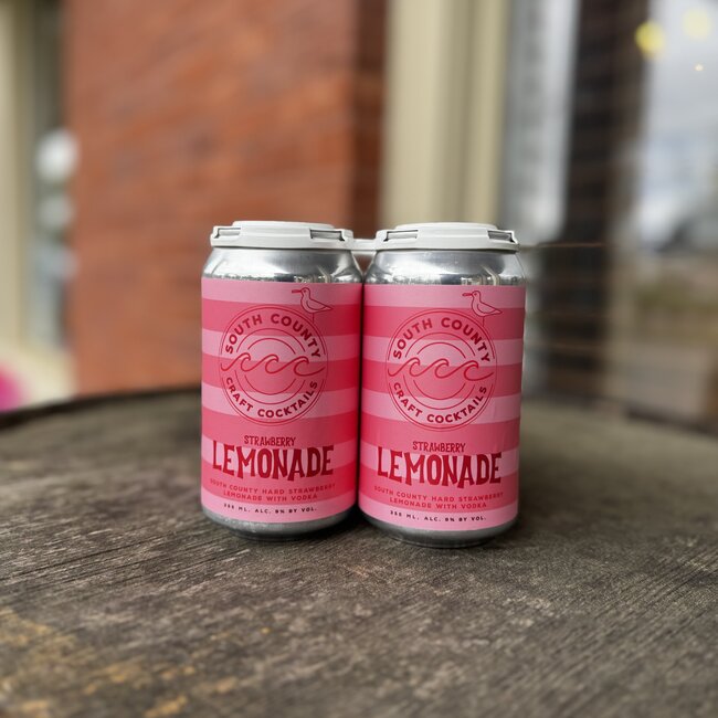 SOUTH COUNTY DISTILLERS STRAWBERRY LEMONADE 4PK