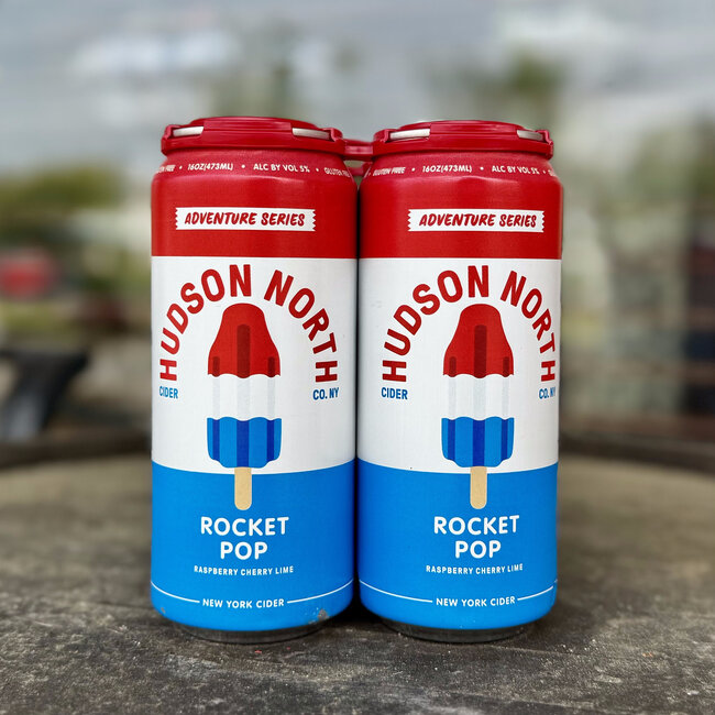 HUDSON NORTH ROCKET POP HARD CIDER 4PK