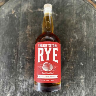 O'BRIEN & BROUGH 'CHERRYSTONE' RYE WHISKEY BRISTOL RHODE ISLAND 750ML