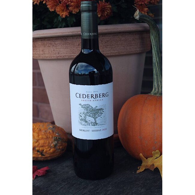 CEDERBERG MERLOT/SHIRAZ DRY RED BLEND SOUTH AFRICA 750ML