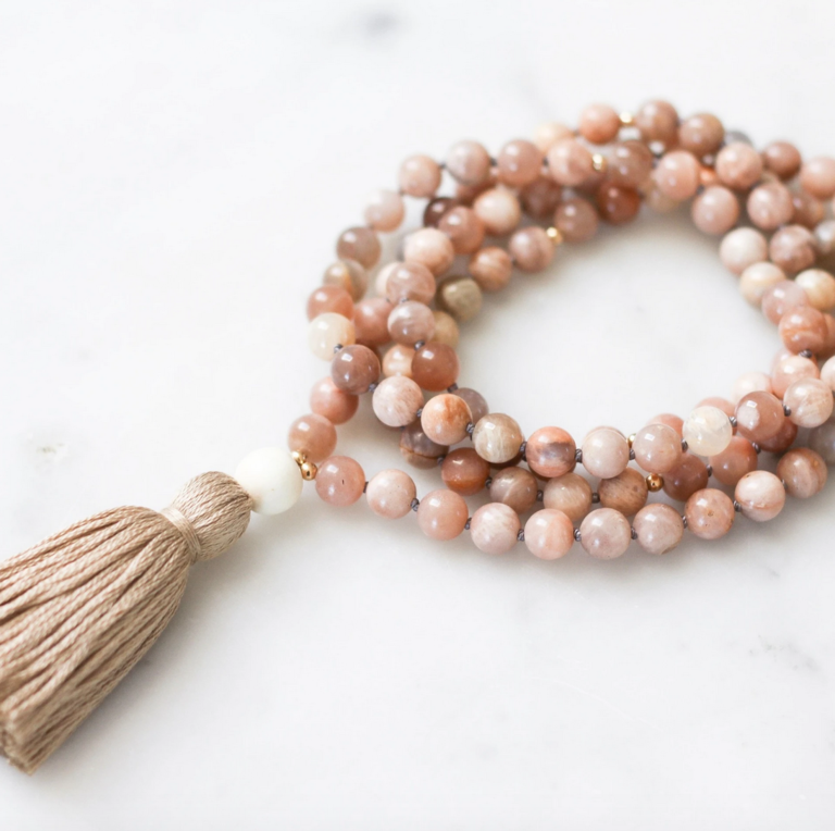 the beautiful nomad warmth mala necklace