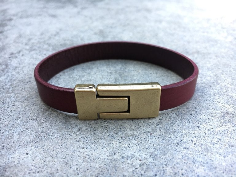 sass designs leather band bracelet