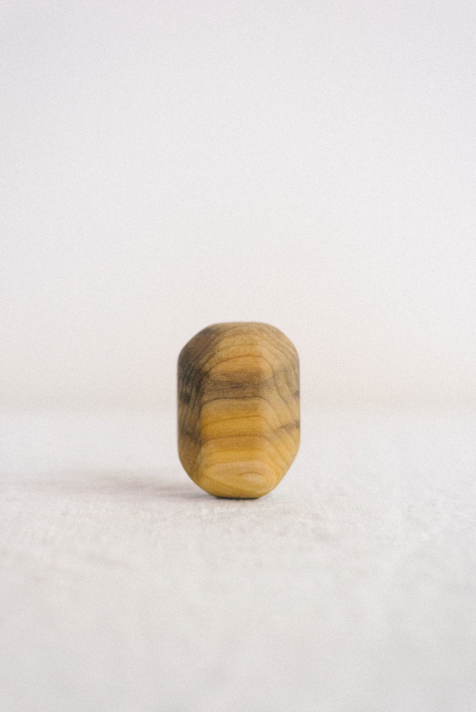 clover and birch maple wood rattle