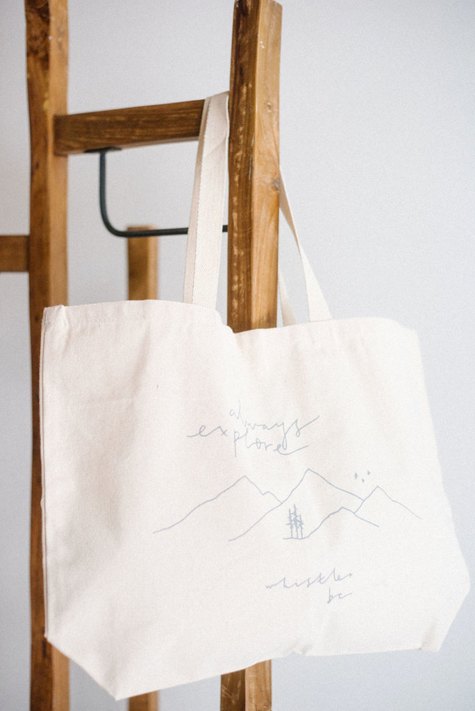 3sb 'always explore' tote