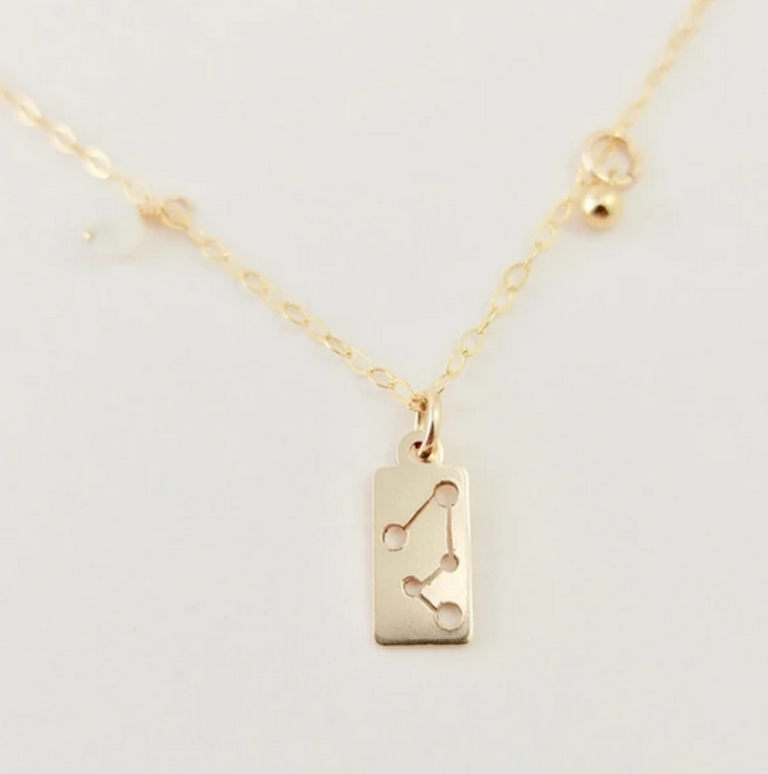 devi arts collective zodiac necklace gold