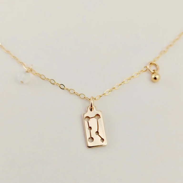 devi arts collective zodiac necklace gold