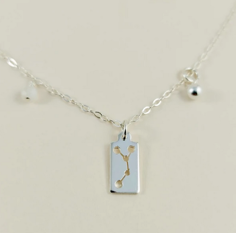 devi arts collective zodiac necklace silver