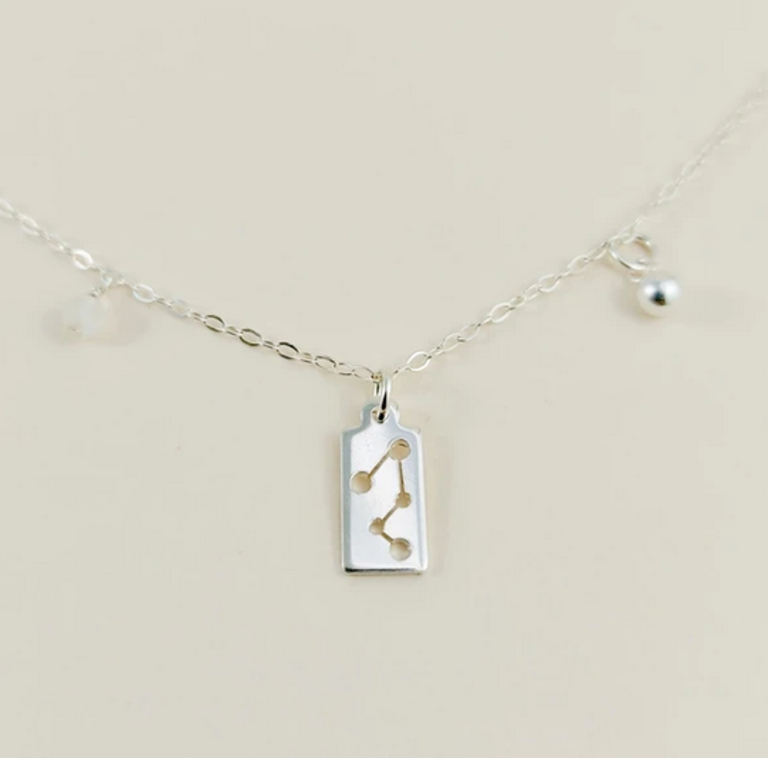 devi arts collective zodiac necklace silver