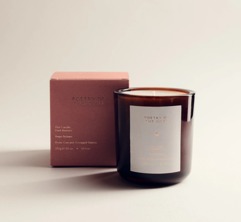 poetry of the gods coconut wax candle