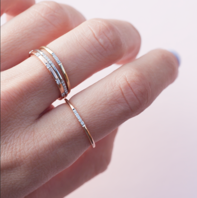 anastassia sel cosmos dust ring 14k