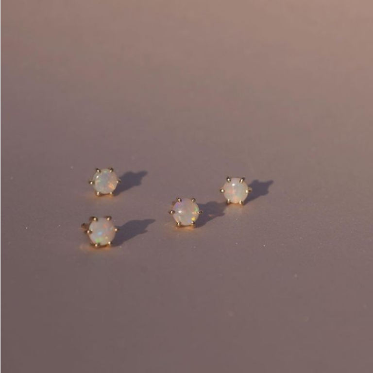 anastassia sel opal studs 14k