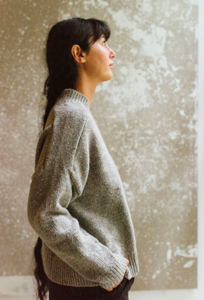 cordera soft wool sweater grey o/s