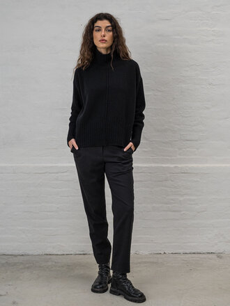mj watson cashmere merino high neck pullover