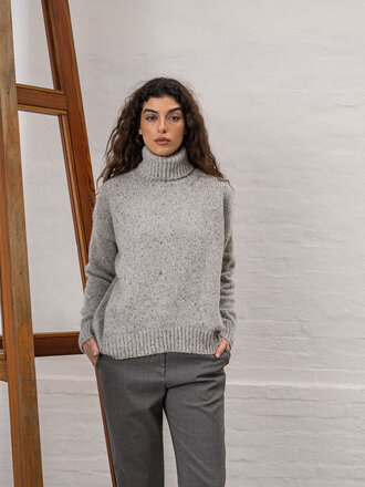 mj watson cashmere high neck pullover
