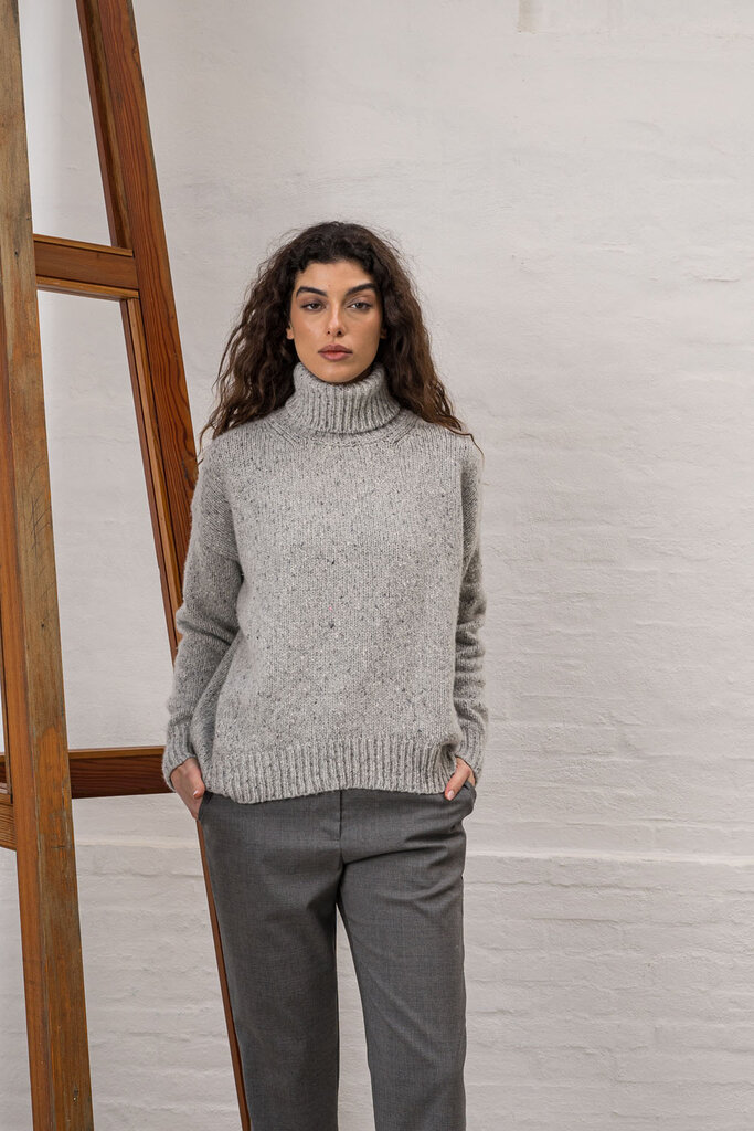 mj watson mj watson 100% cashmere high neck pullover