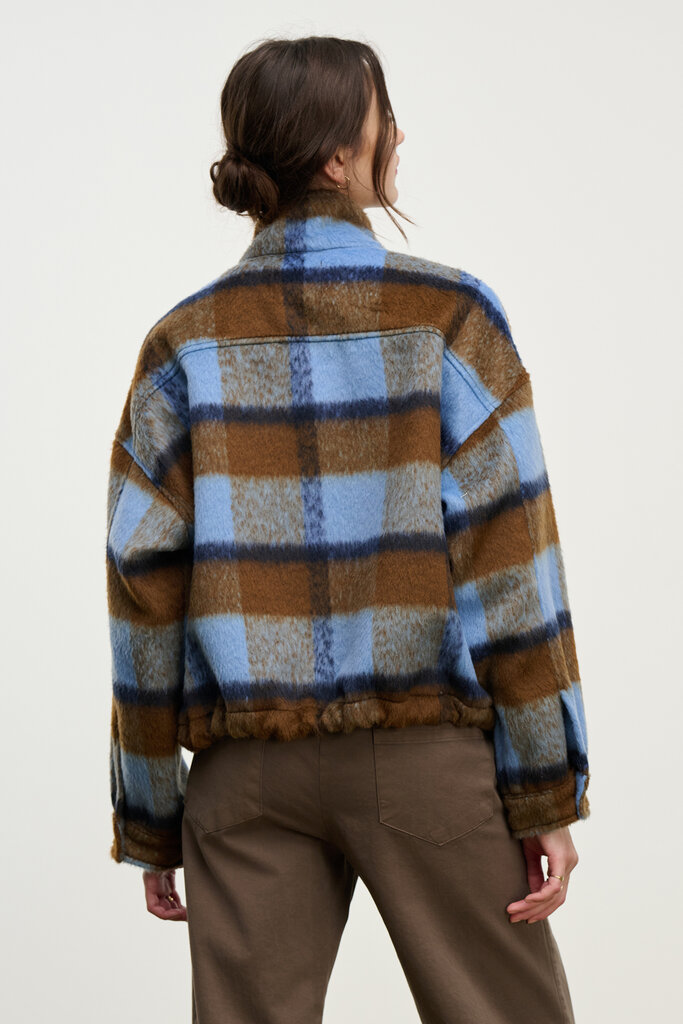 velvet velvet aubrey plaid jacket