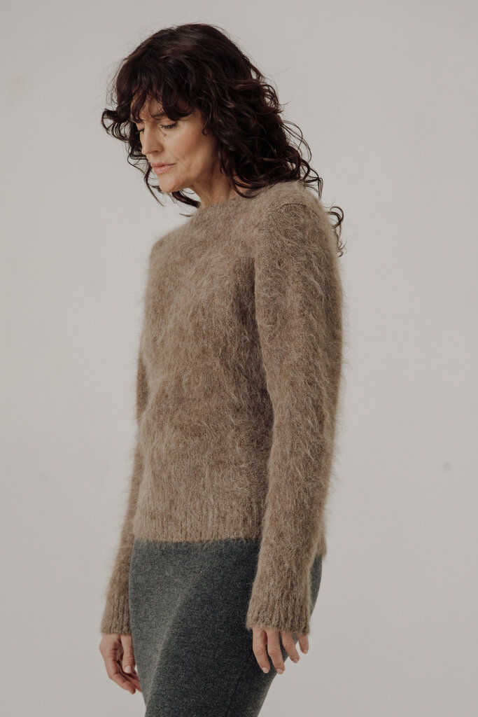 bare knitwear bare knitwear suri alpaca crewneck
