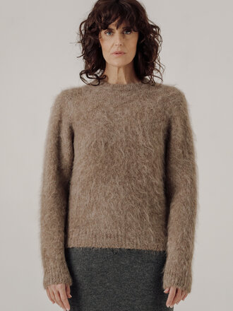 bare knitwear bare knitwear suri alpaca crewneck