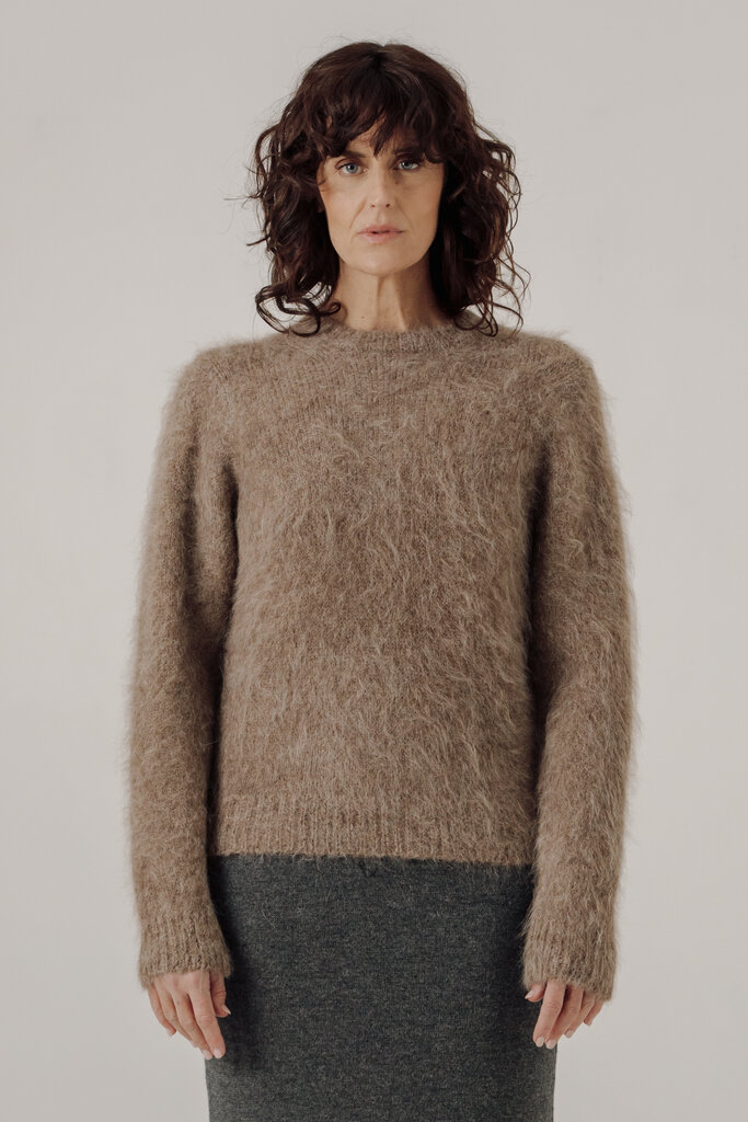 bare knitwear bare knitwear suri alpaca crewneck