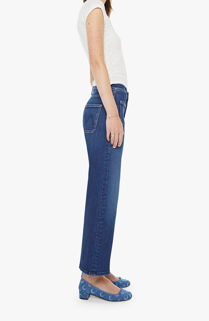 MOTHER mother jeans patch pocket mid rise maven ankle