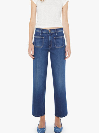 MOTHER patch pocket mid rise maven ankle