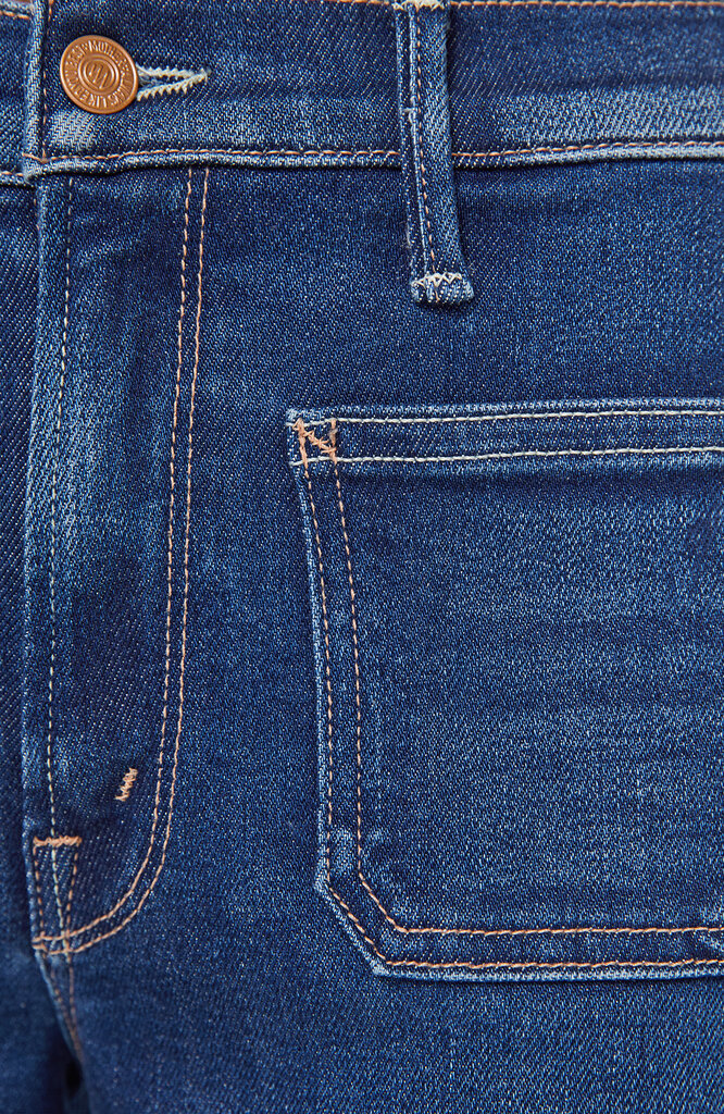 MOTHER mother jeans patch pocket mid rise maven ankle