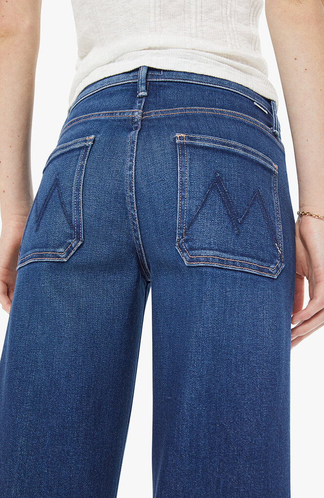 MOTHER mother jeans patch pocket mid rise maven ankle