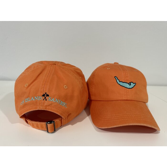Island Map Hat - Orange