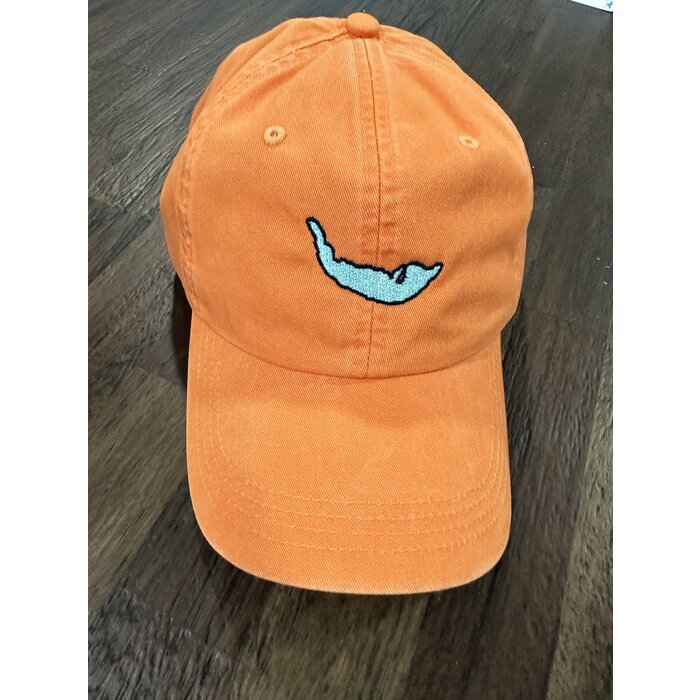 Island Map Hat - Orange