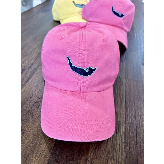 Island Map Hat - Pink