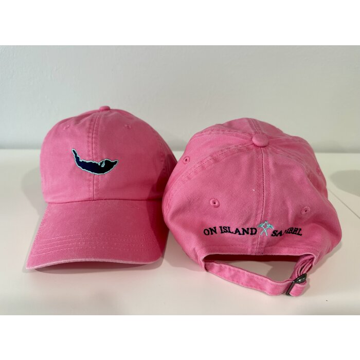Island Map Hat - Pink